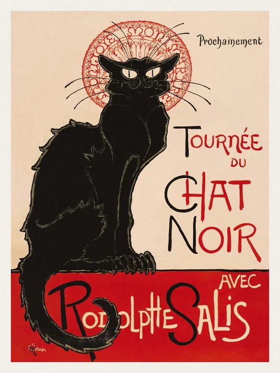 Reproducere The Black Cat, Théophile Steinlen