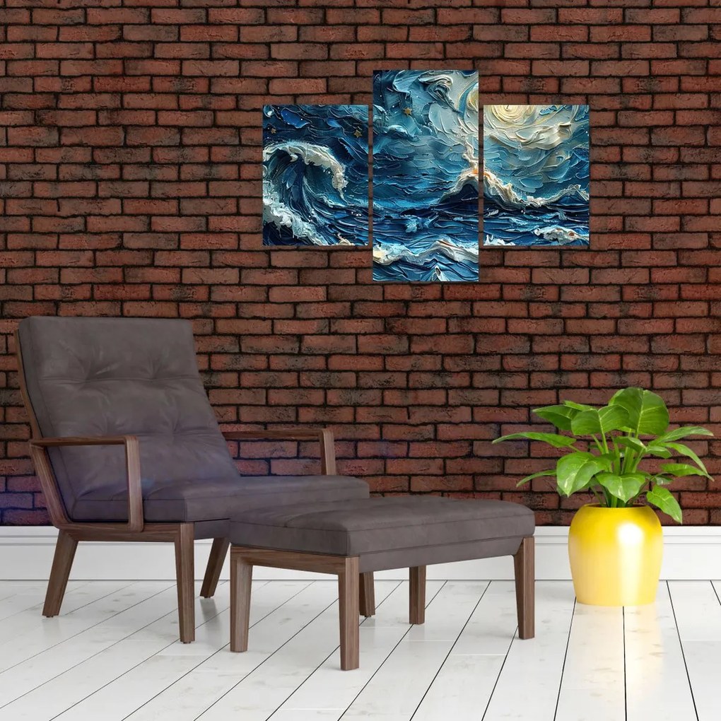 Tablou - Pictura cerului și a mării (90x60 cm)