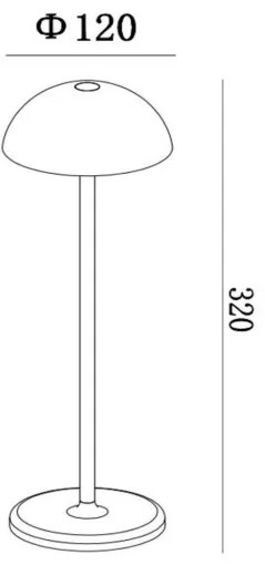Lampă LED dimabilă de exterior Lucide 15500/02/30 JOY LED/1,5W/4V IP54 negru