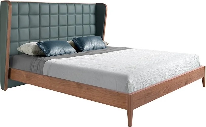 Pat dublu design LUX Dark green 180x200cm