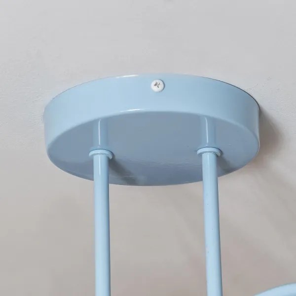 Lustru aplicat OXFORD, 2xE27/15W/230V, albastru