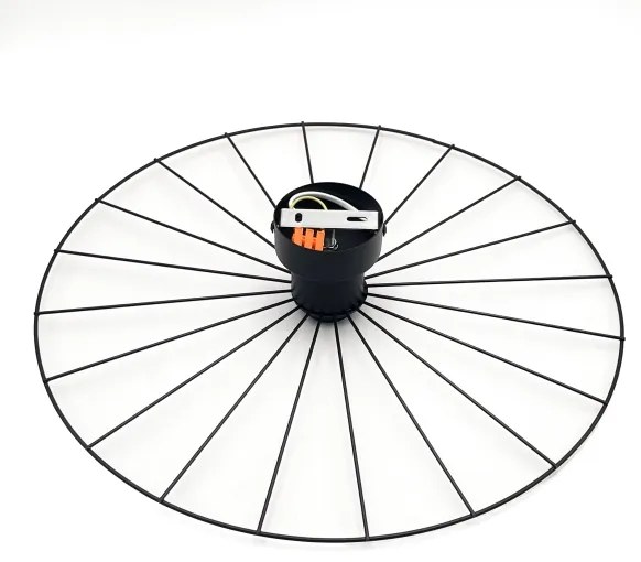 Aplică MONTANA 1xE27/15W/230V d. 45 cm negru