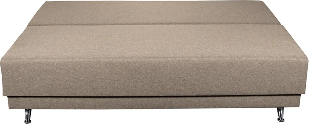 Canapea extensibila Roma Lux Beige 205x90x86 cm + lada de depozitare, bej