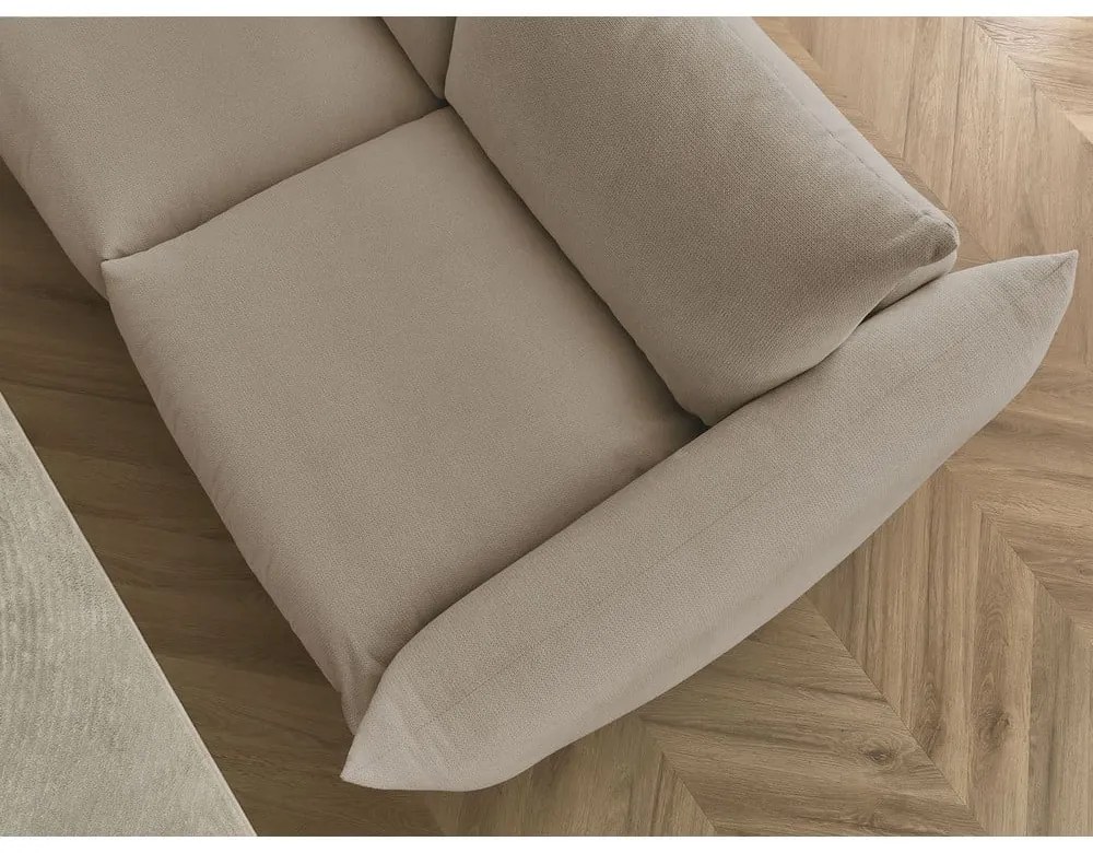 Canapea bej extensibilă 234 cm Ernest – Bobochic Paris
