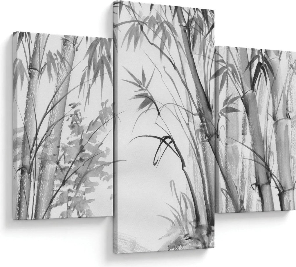 Tablou - Pădure de bambus (90x60 cm)