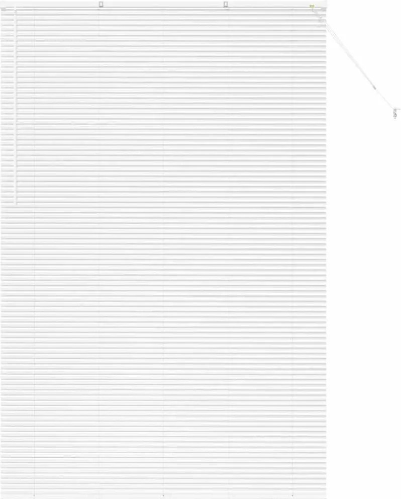 vidaXL Jaluzele venetiene Manual Alb 220 x 140 cm Aluminiu