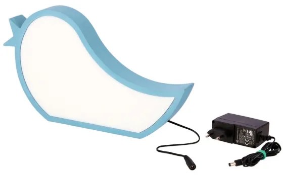 Lampă de masă pentru copii BIRD LED/12W/230V albastră