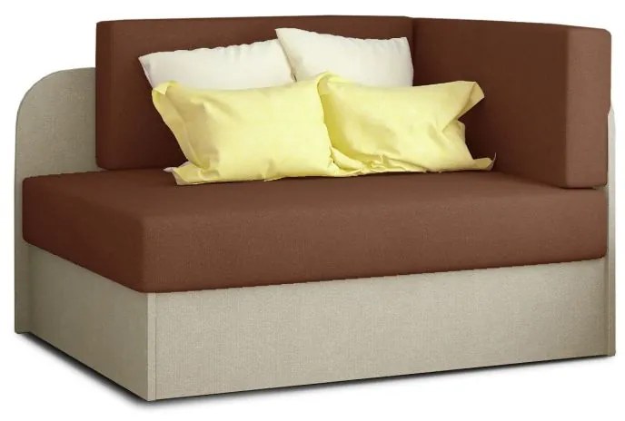 Canapea Rosa 75cm Brun