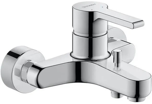 Duravit B.2 Baterie cada dus monocomanda, crom