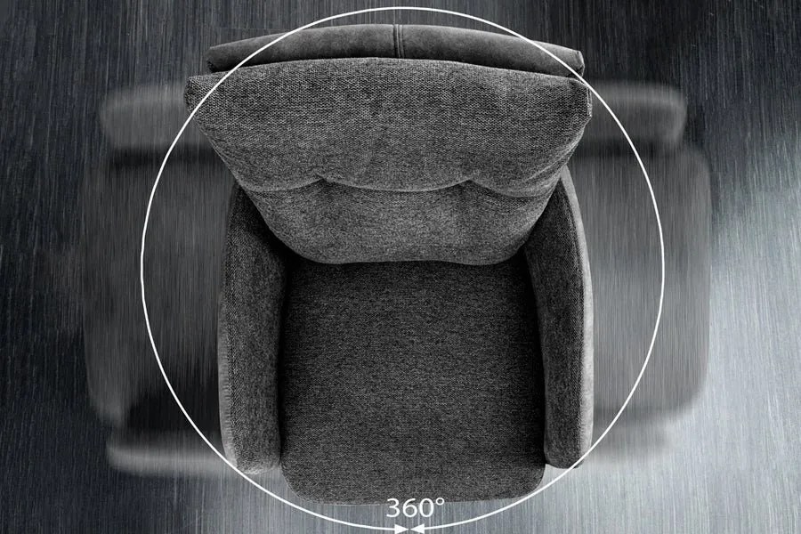 Scaun de bar pivotant BIG GEORGE antracit