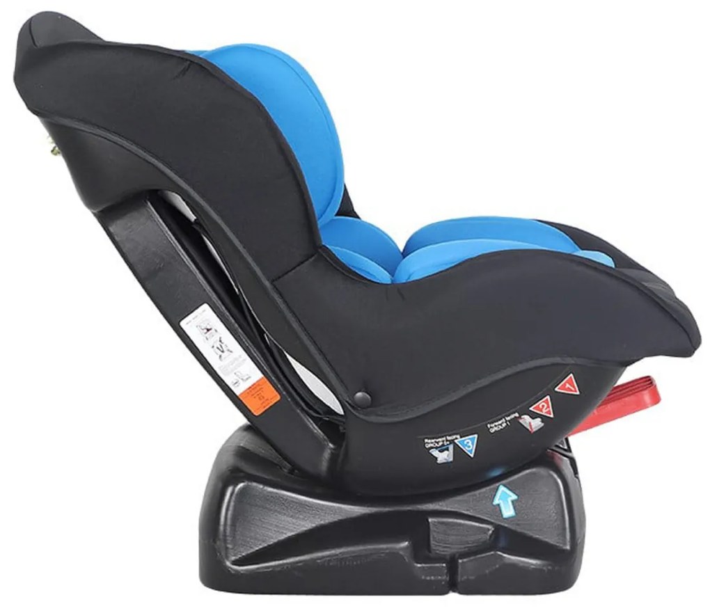 Scaun Auto 2 in 1 pentru copii NOVOKIDS™ Safety 2000, Transformabil in scoica auto, 0-18 kg, Spatar reglabil, Omologare R-129 i-Size, Centura de