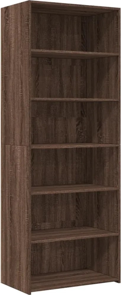 vidaXL Dulap înalt, stejar maro, 70x41x185 cm, lemn prelucrat
