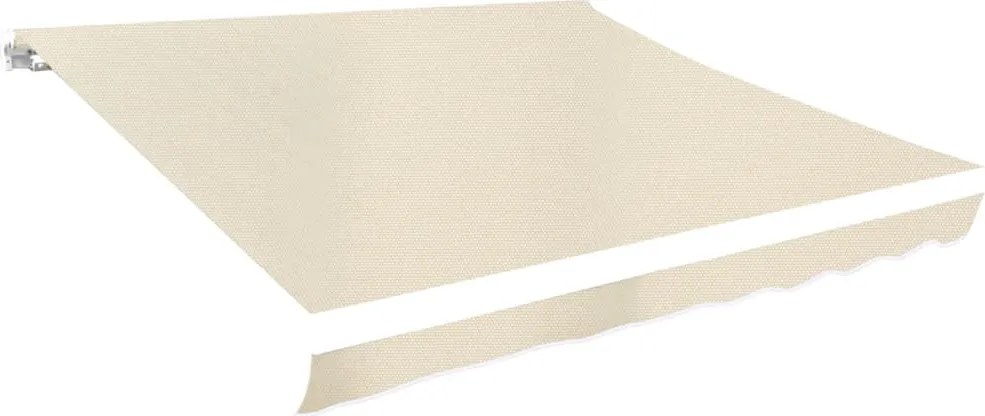 vidaXL Pânză de copertină, crem, 350 x 250 cm