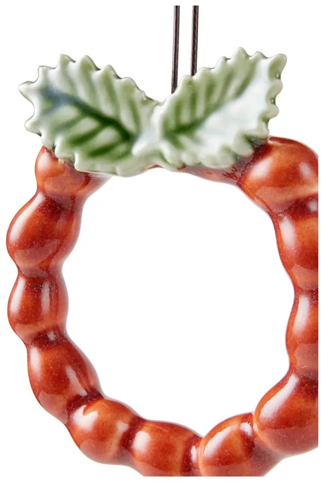 Ornament de Crăciun din porțelan Wreath – Kähler Design