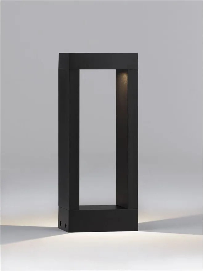 Stalp exterior LED 2700K IP65 DOLIX negru, H-30cm