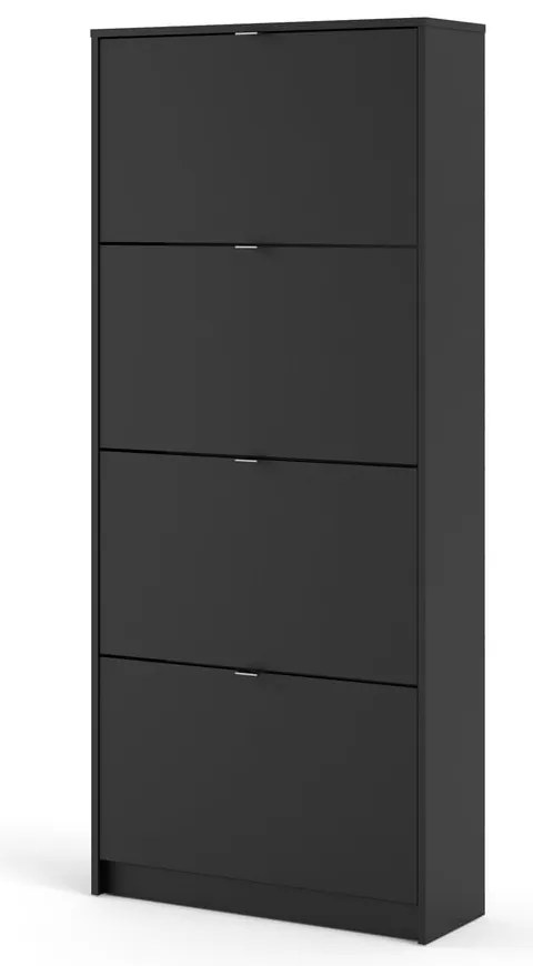 Pantofar negru cu deschidere înclinată Shoes – Tvilum