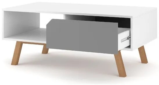 Măsuță de cafea Tanuko (alb + gri). 1097206