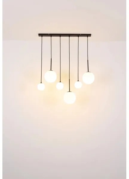 Lustră pe cablu Globo 15168-6 HALLIE 3xE27/9W/230V + 3xG9/5W