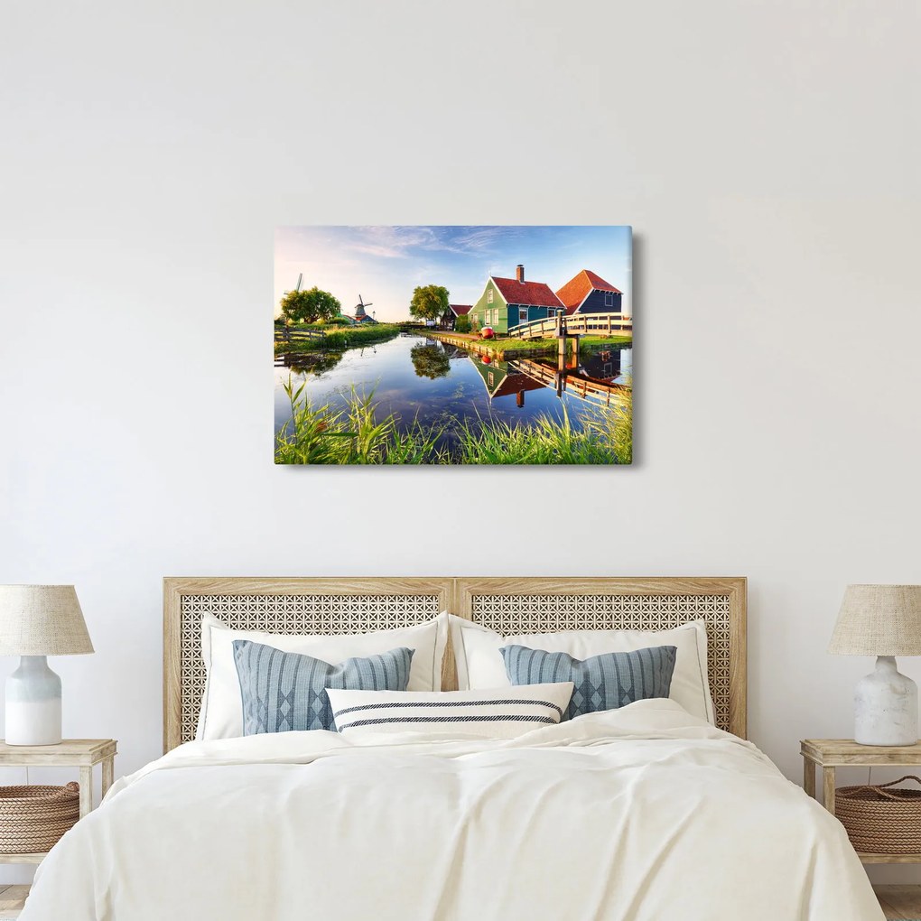 Tablou cu mori din Olanda (90x60 cm)