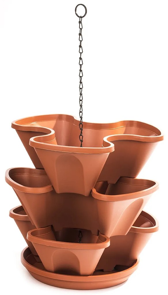 Cascadă suspendată, 2 piese, teracotă, 23 cm