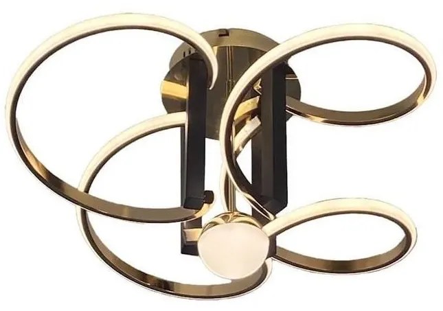 Lustră LED dimabilă aplicată LED/80W/230V 3000-6500K + telecomandă