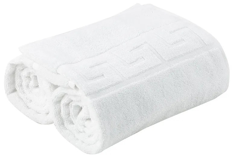 Set 2 prosoape, hotel Line, bedora, 50x90 cm, 100% bumbac cardat, 500 g/mp, alb, 2 piese