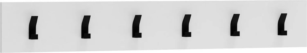 Cuier CLIF W-100, alb, PAL laminat, 100x15 cm