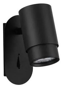 Aplica de Perete cu Spot Directionabil, 1xGU10, Nime negru NVL-9011527