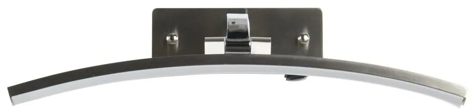 Aplica de perete LED pentru oglinda sau tablou Santorini argintiu, L-40cm