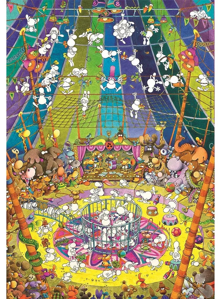 Colorat Mordillo Puzzle Compact de 1000 piese Clementoni