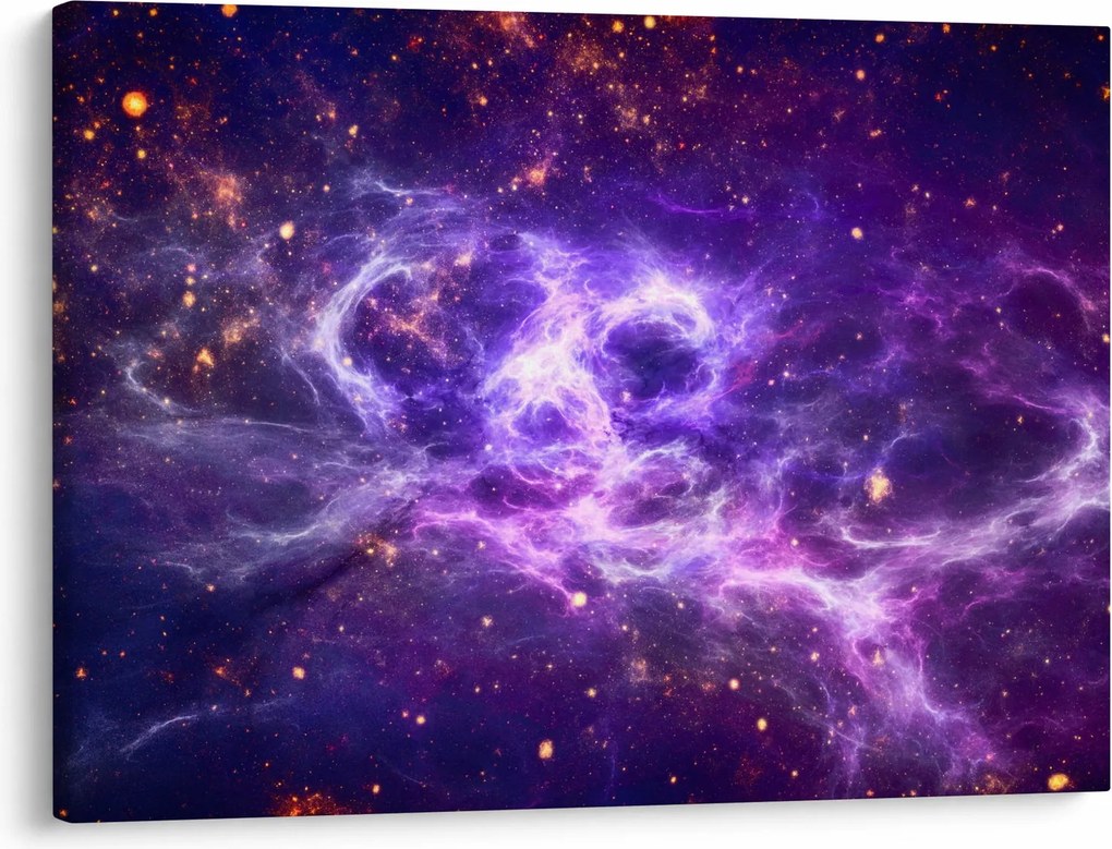 Tablou - Universul violet (70x50 cm)