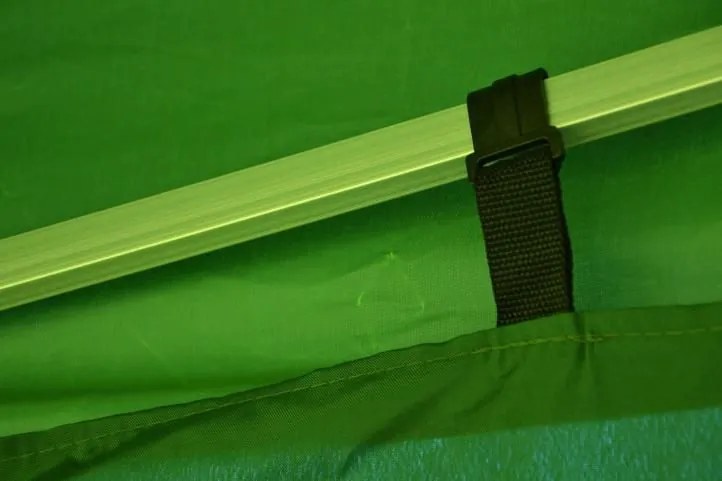 Cort de grădină Foarfecă PROFI 3x3m verde +2 pereți laterali