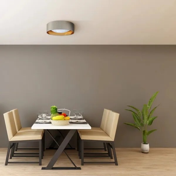 Plafonieră LED TULUZA LED/18W/230V d. 32 cm maro