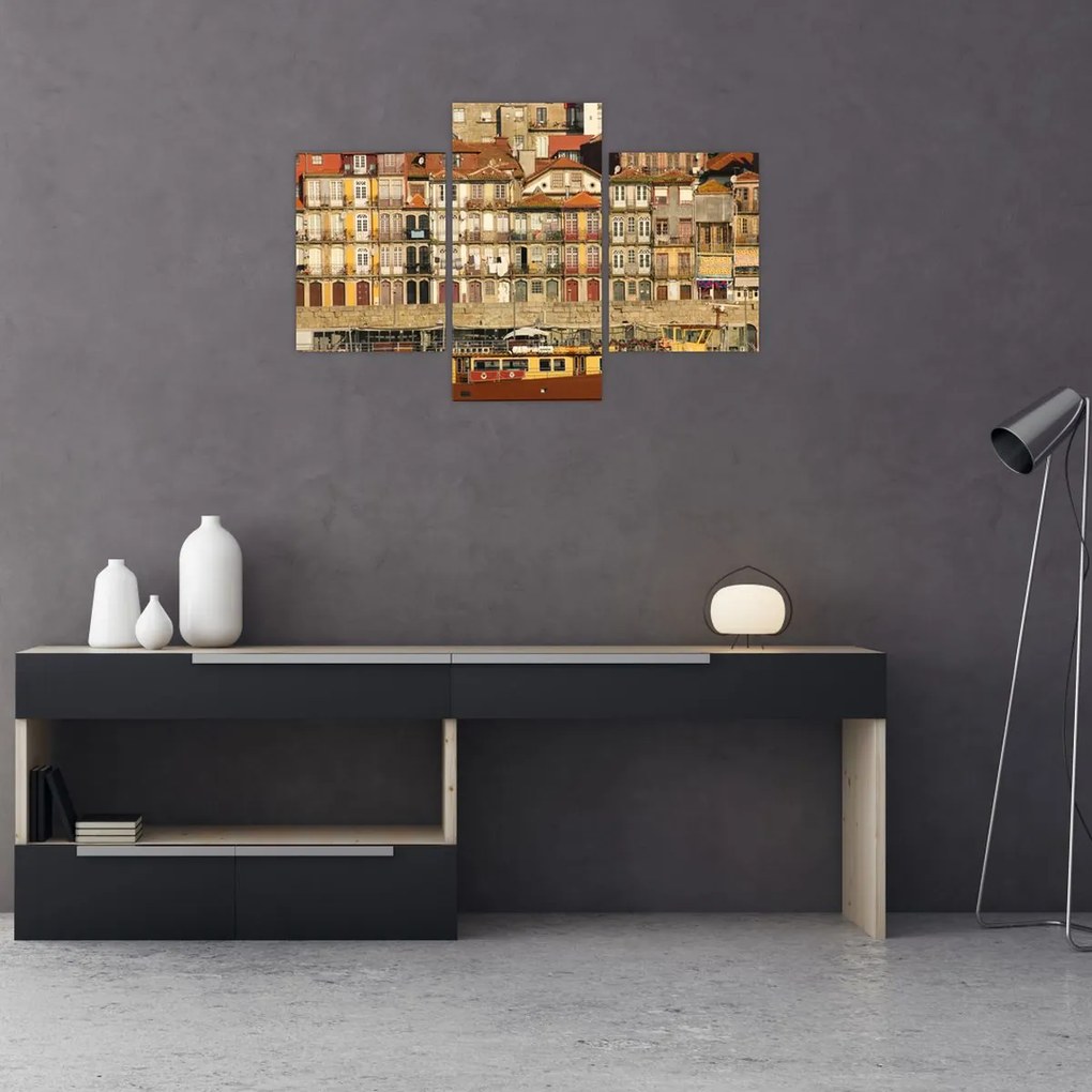 Tablou - Cartierul Waterfront, Portugalia (90x60 cm)