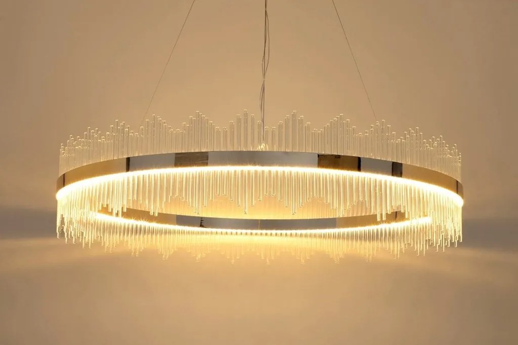 Lustra suspendata LED Imperial 120cm auriu