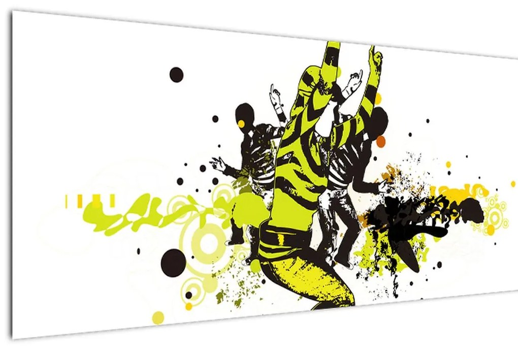 Tablou - Street dance (120x50 cm)
