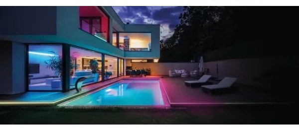Ledvance - LED RGB Bandă dimmabilă exterior FLEX 5m LED/23W/230V IP44 + Telecomandă