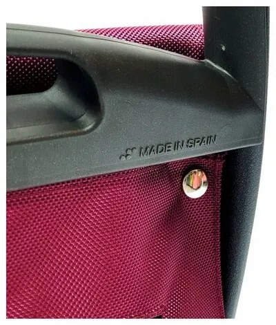 Rolser Geantă de cumpărături pe roți Com MF 8Black Tube, burgundy