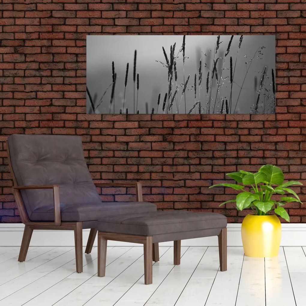 Tablou - Lamele de iarbă (120x50 cm)