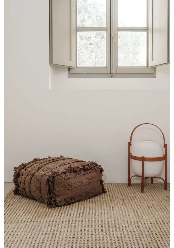 Covor kaki lavabil, țesut manual din lână 200x300 cm Unexpected Wool – Lorena Canals