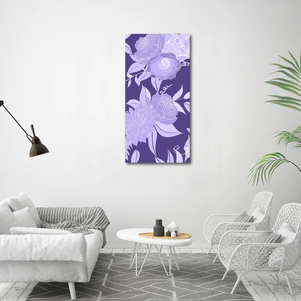 Print pe canvas Model floral