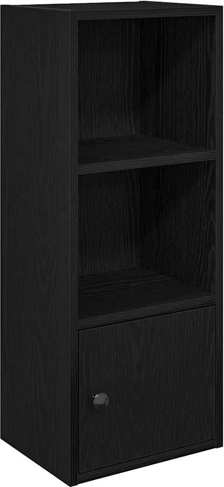 vidaXL Bibliotecă Stejar negru 31x24x77 cm Lemn prelucrat