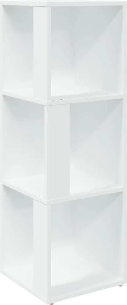vidaXL Dulap de colț, alb, 33x33x100 cm, PAL