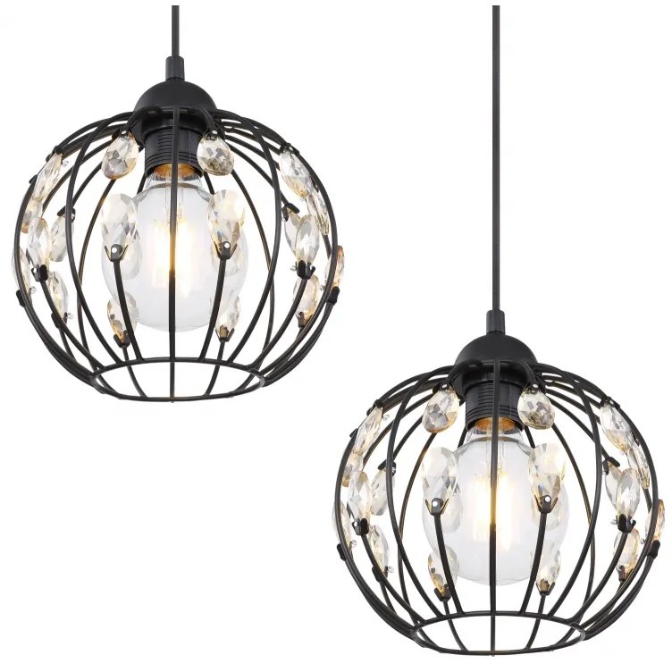 Lustra cu 4 pendule design modern HANAKO 16029-4H GL