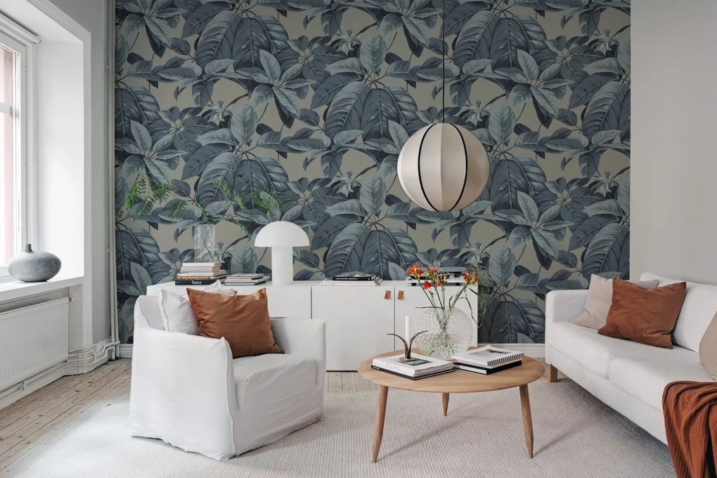 Fototapet, Chestnut, Blue, Rebel Walls