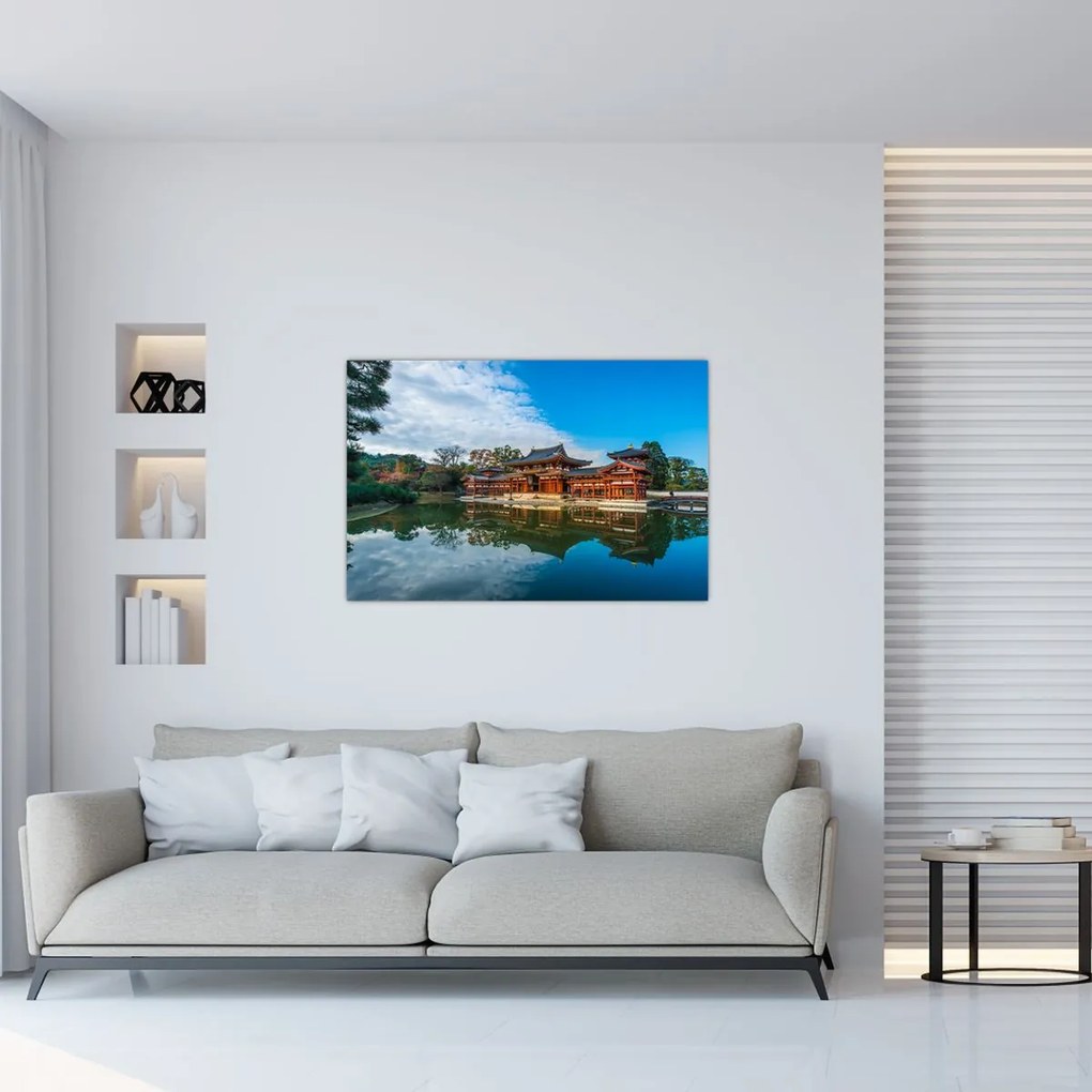 Tablou - Templul Byodo-in, Japonia (90x60 cm)