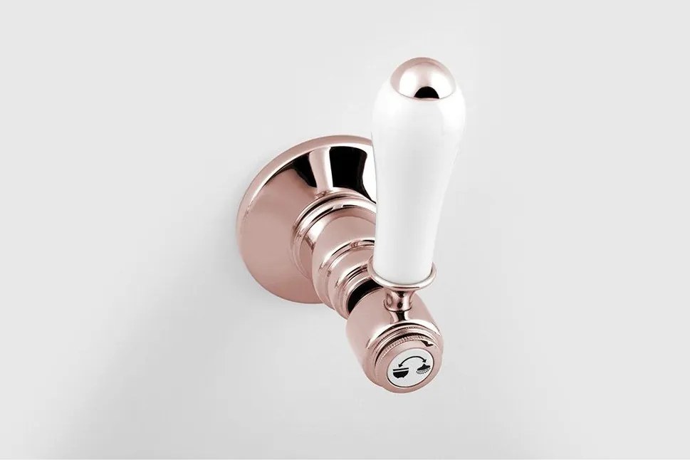 Baterie roz pentru duș încastrată (2 ieșiri) Antea – Sapho
