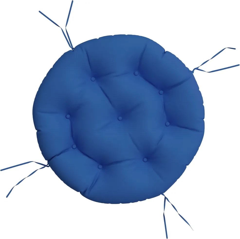 vidaXL Pernă rotundă albastru regal, Ø 60 x11 cm, țesătură Oxford