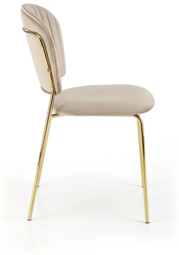 Scaun K499 velvet bej
