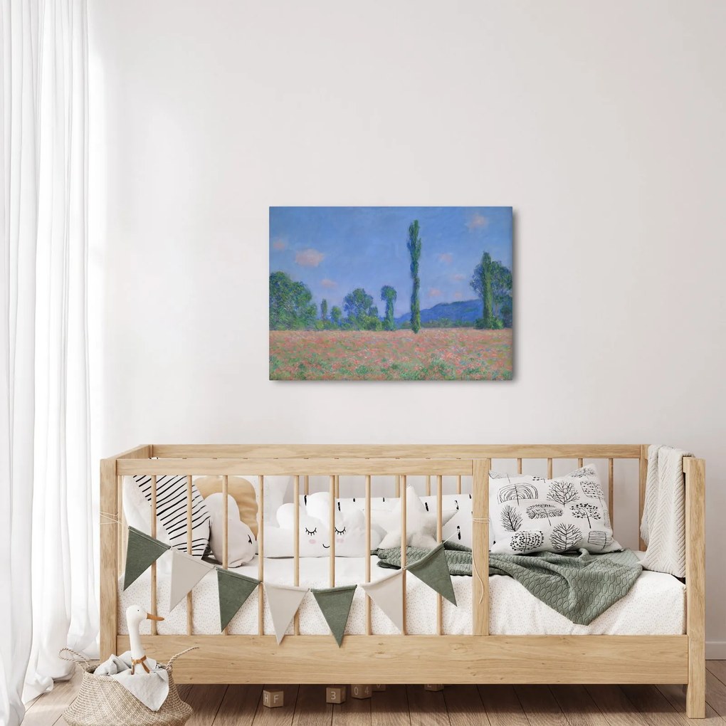 Tablou - Claude Monet, Poppy Field (Giverny), reproducere (70x50 cm)